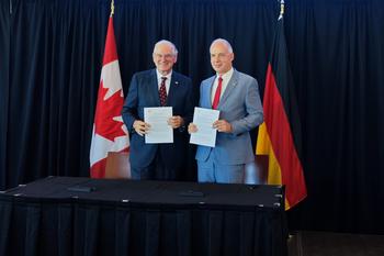 Verstärkte Zusammenarbeit zwischen U15 Canada und German U15 vereinbart: gemeinsame Erklärung unterzeichnet.